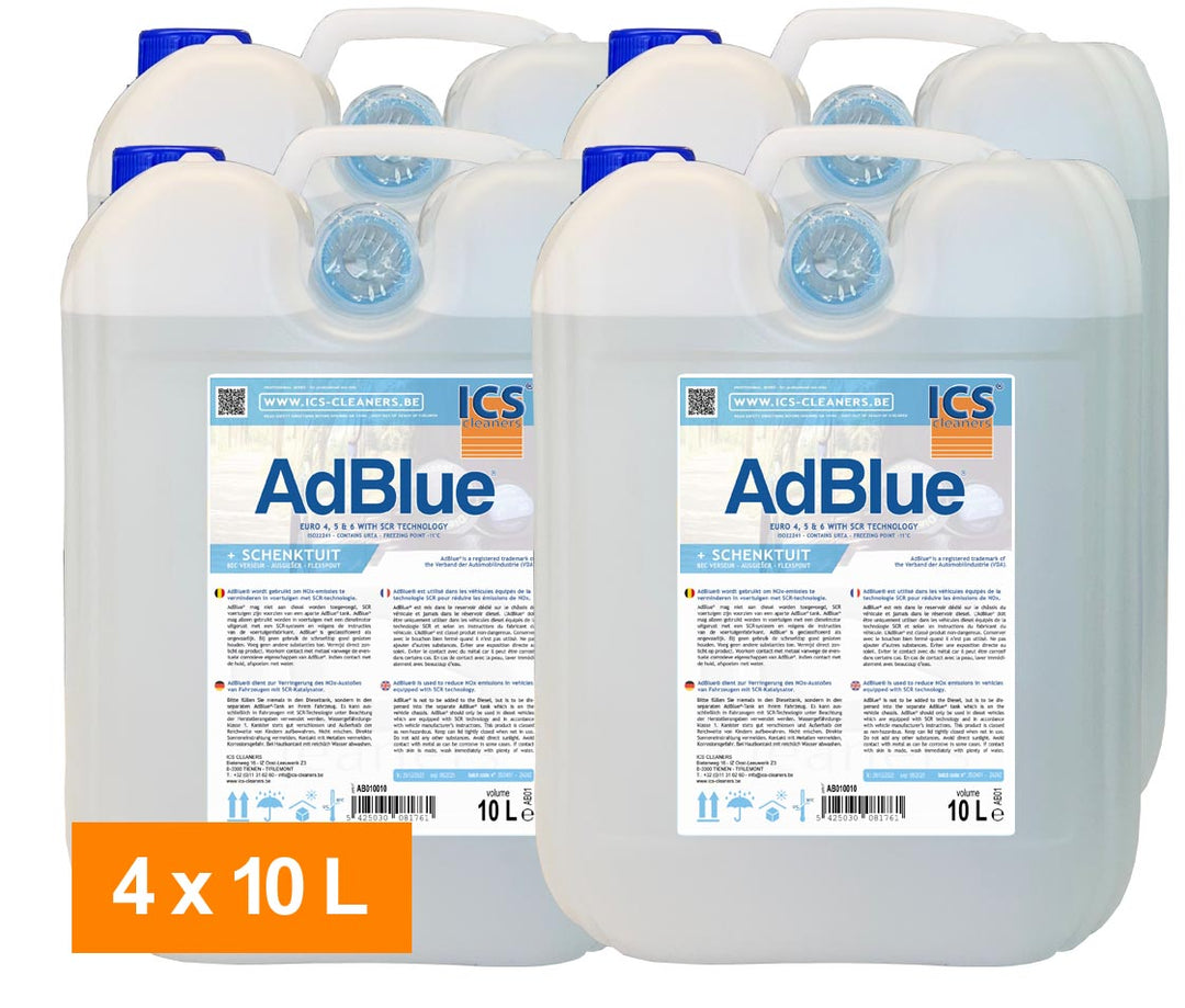 AdBlue® 10 liter - Inclusief Schenktuit! | ISO 22241 gecertificeerd | AUS32 | Dutch Performance
