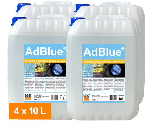 AdBlue® bidon 10 litres avec bec verseur. Palette 60 bidons